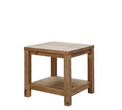 Βοηθητικό τραπέζι,μασίφ ανακυκλ.πεύκο,60x60cm 