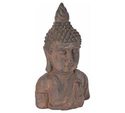 Buddha Head από ρητίνη,καφέ,53cm