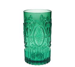 Ακρυλικό ποτήρι σωλήνας vintage green, 15.2cm